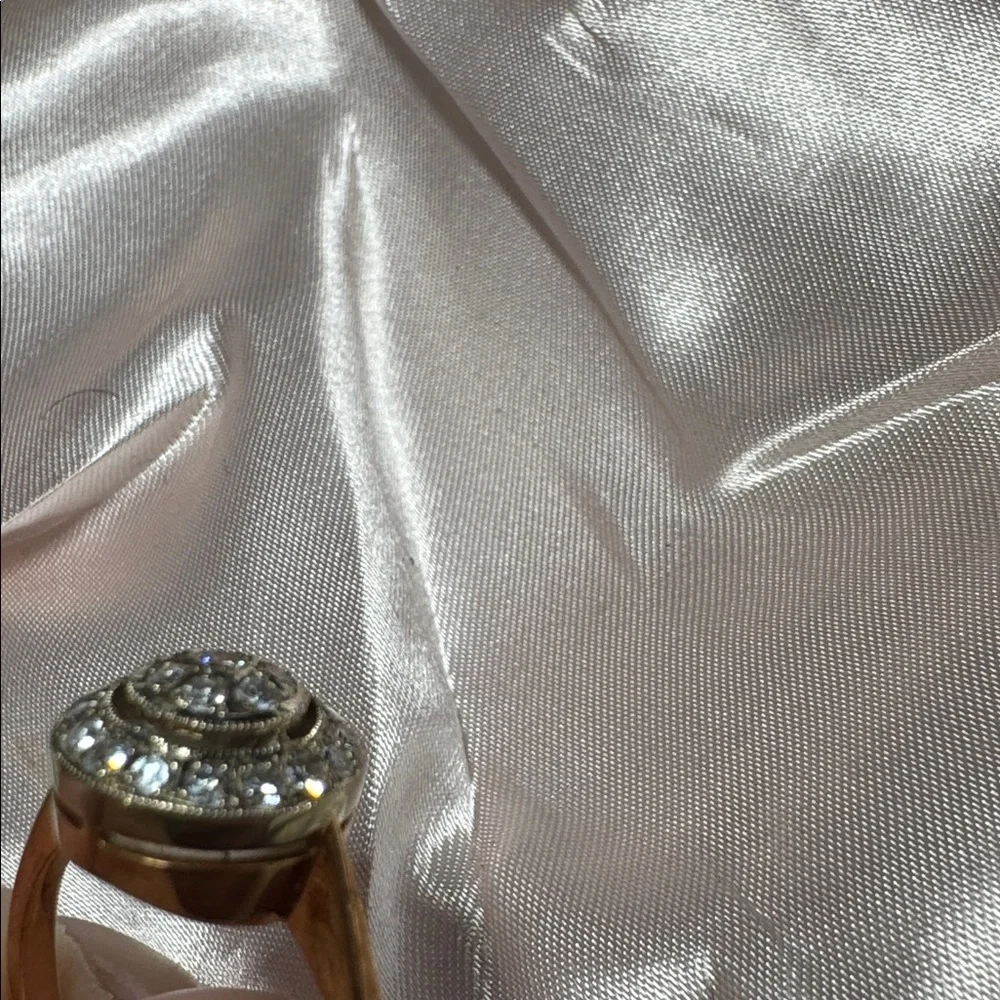 Vintage 14 K gold and diamonds Women's Ring - Picture 10 of 10